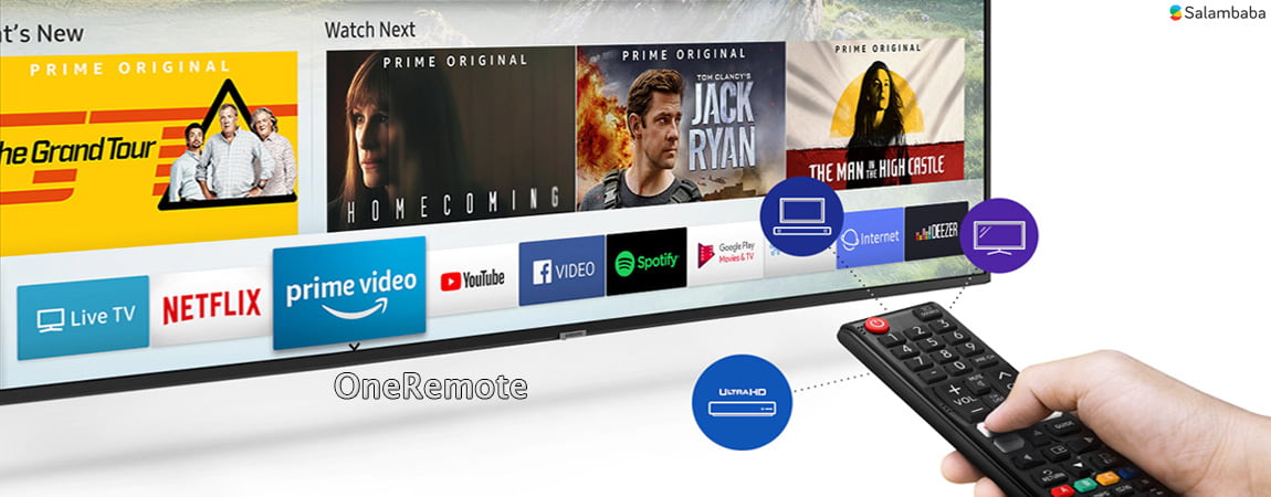 OneRemote در تلویزیون سامسونگ RU7100